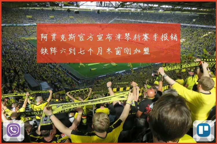 阿贾克斯官方宣布津琴科赛季报销缺阵六到七个月冬窗刚加盟